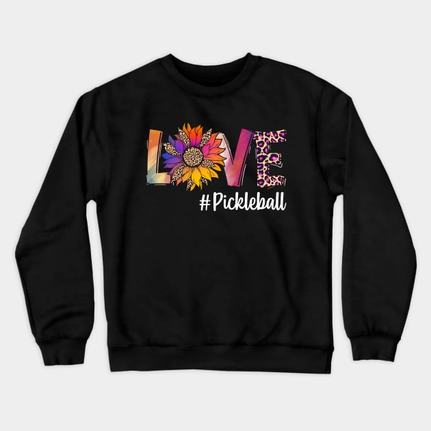 Love Pickleball Crewneck Sweatshirt by White Martian